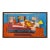 Matisse Style Vintage Mid Century Modernist " Bedroom, Afternoon Napping " Framed Original Post-Impressionist Impasto Oil Painting on Linen For Sale