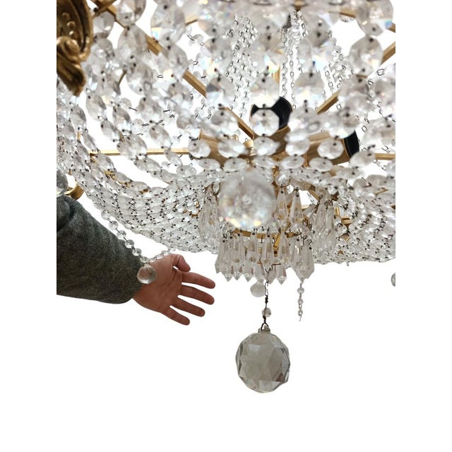 Large Bohemian Chandelier from Bakalowits & Söhne For Sale - Image 4 of 6