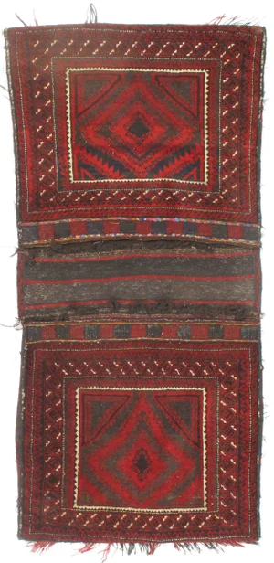 Vintage Persian Saddlebag - 2'11" X 6'4"
