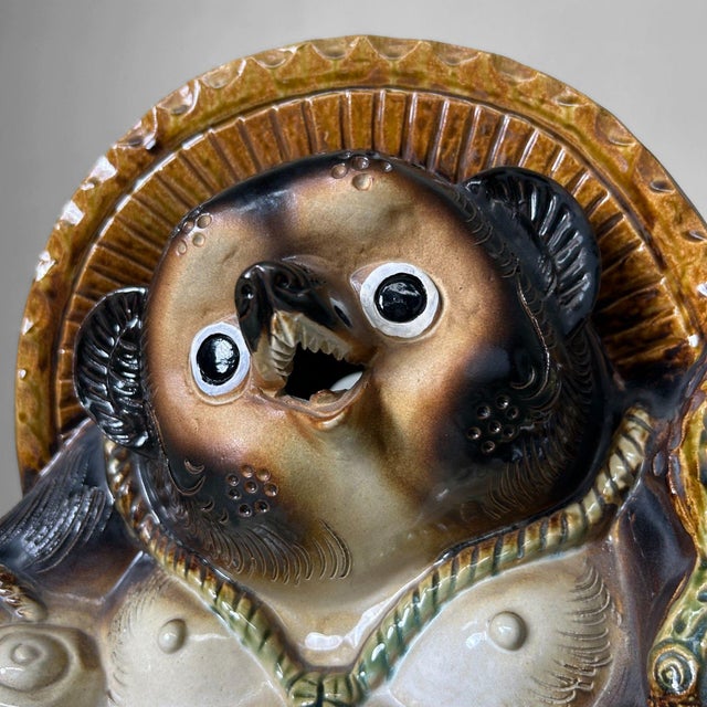 Vintage Japanese Tanuki Shigaraki Pottery, 1970 For Sale - Image 10 of 16