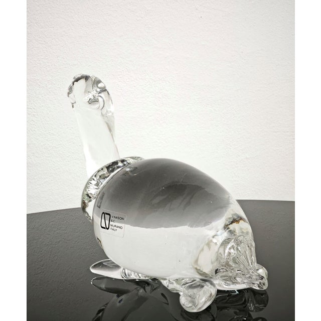 Mid-Century Murano Clear Glass Sculpture by Vincenzo Nason, Italy 1970 For Sale - Image 15 of 16