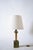 Pair of marble trompe l'oeil wooden lamps, 1940s. Height: 33 cm - 12.99 in Length: 10 cm - 3.94 in Width: 10 cm - 3.94 in...