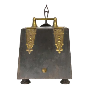 19th Century English Iron / Brass Fireplace Coal Scuttle