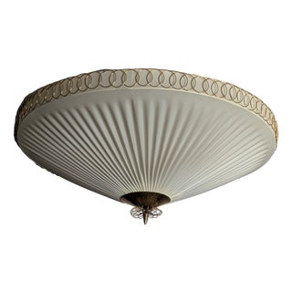 Vintage Finnish Flush Mount by Paavo Tynell for Idman, 1950s For Sale