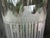 Large Vintage Clear Etched Crystal Vase For Sale - Image 18 of 18