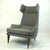 Brown Monumental Grey Austrian Mid-Century Wingback Armchair by Oswald Haerdtl For Sale - Image 8 of 13