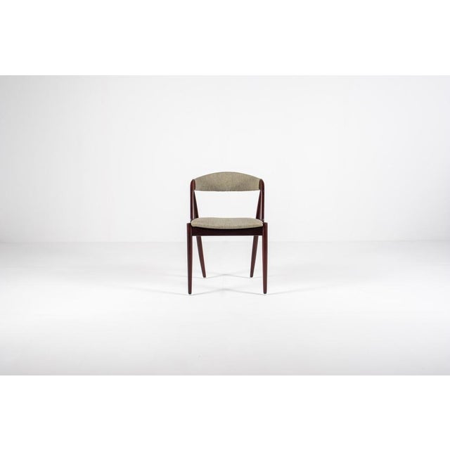 Wood Mid-Century Modern Model 31 Dining Chairs in Teak by Kai Kristiansen, Denmark, 1960s, Set of 6 For Sale - Image 7 of 12