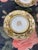 Gold Late 19th Century German Dresden Porcelain Dinnerware Plates Set of 12 For Sale - Image 8 of 13