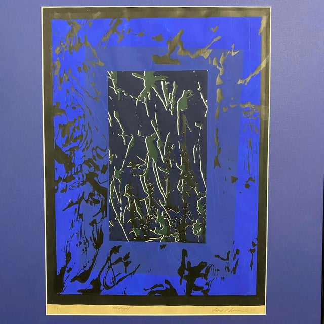 1975 Robert Levenson "Midnight" Silkscreen Original For Sale - Image 9 of 13