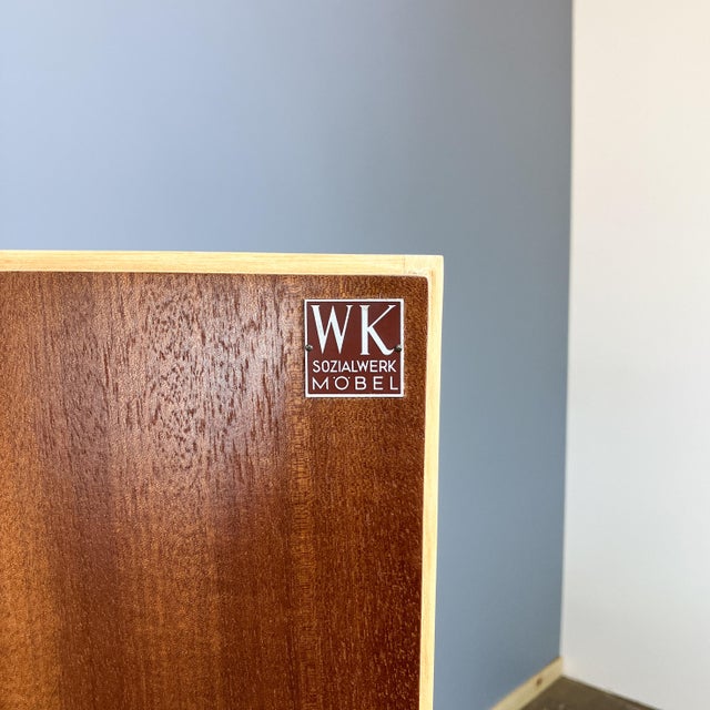 Chest of Drawers in Walnut from WK Möbel, 1960s, Set of 2 For Sale - Image 11 of 12
