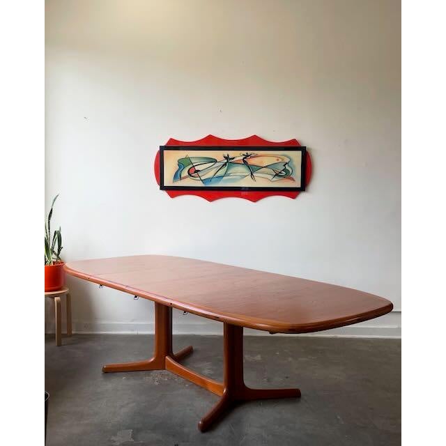 Dyrlund Vintage Danish Teak Dining Table by Dyrlund For Sale - Image 4 of 10