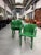 Plastic Model 4870 Armchairs in Green ABS by Anna Castelli Ferrieri for Kartell, 1980, Set of 4 For Sale - Image 7 of 9