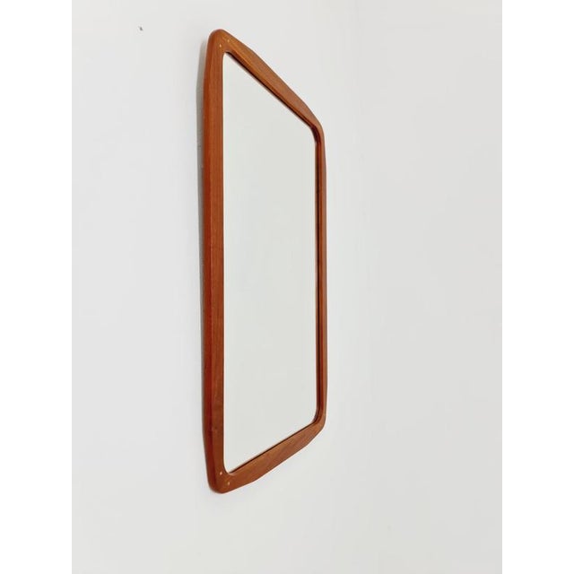 Large Vintage Danish Wall-Mounted Mirror, 1960s For Sale - Image 9 of 15