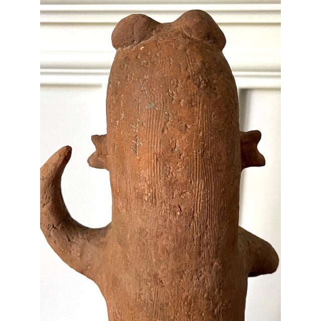 Japanese Haniwa Burial Pottery Figure Kofun Period For Sale - Image 4 of 13
