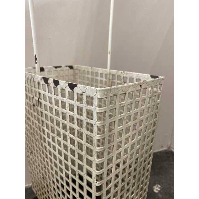 Umbrella Stand with Geometric Structure attributed to Josef Hoffmann For Sale - Image 10 of 16