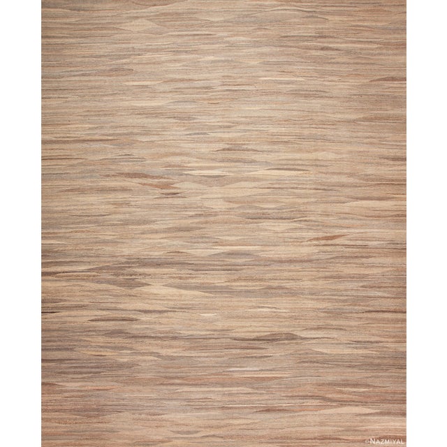Stunning Large Flatweave Modern Contemporary Kilim Rug, Country of Origin: Central Asia, Circa date: Modern This 100% wool...