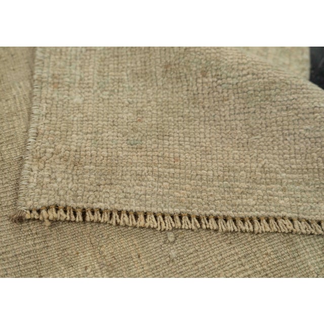 Turkish Mini Rug Oriental Hand Knotted Vintage Rug 1'5" x 3'4" #21177 For Sale In Houston - Image 6 of 8