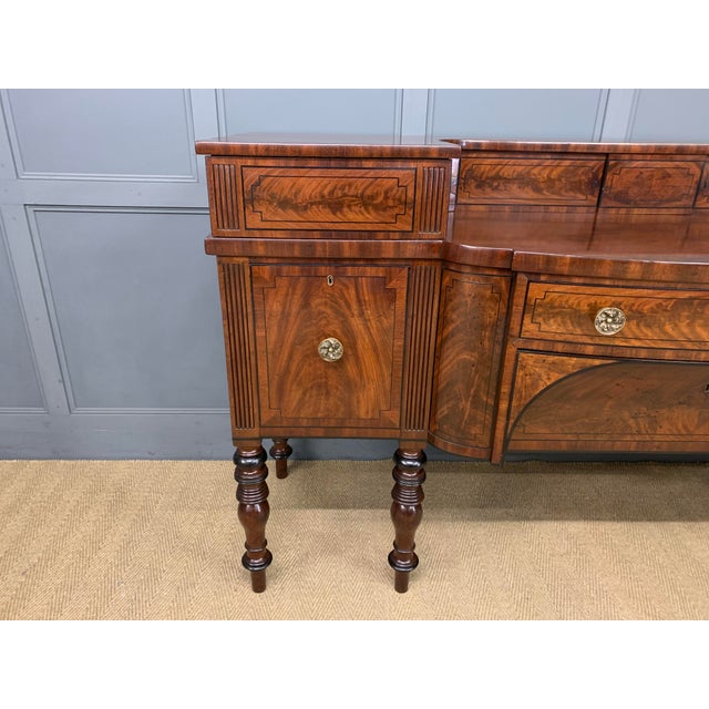 Large Regency Inlaid Flame Mahogany Sideboard, 1810 For Sale - Image 10 of 18