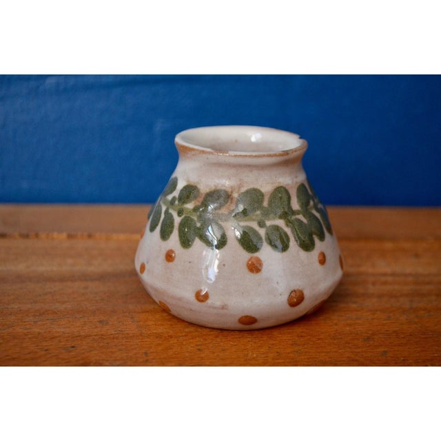 Small Glazed Terracotta Ceramic Vase by Léon Elchinger, 1890s For Sale - Image 3 of 8