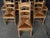 A nice set of French Oak Farmhouse Dining Chairs with rush seats. All are strong and sturdy. We have bleached them for a...