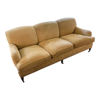 George Smith English Roll Arm Sofa For Sale