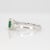 Green 1.6Ct Zambian Emerald Ring With Earth Mined Diamond Accents: Solid 14k Gold, , Size 6.75 For Sale - Image 8 of 8