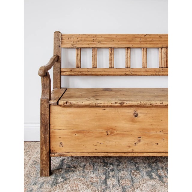 Mid 19th Century English Pine Pedestal Writing Desk For Sale In New York - Image 6 of 6