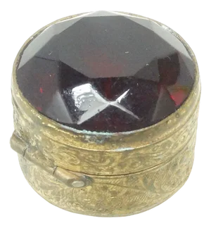 Art Nouveau German Pill Container, 1900s