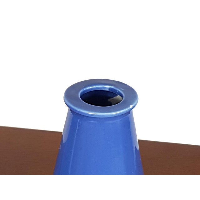 Postmodern Glazed Ceramic Decorative Bottles by L. Boscolo for Forma & Luce, 1980s, Set of 4 For Sale - Image 3 of 12