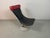 Mid-Century Modern Danish Interdane Lounge Chair in Black and Red Leather by Oluf Lund for Trio-Line, Denmark, 1990s For Sale - Image 15 of 17