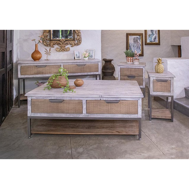 Brown *New! Amelia 4 Drawer Coffee Table For Sale - Image 8 of 8