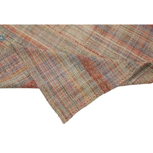 Vintage Turkish Flatweave Kilim Rug For Sale - Image 6 of 7