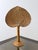 Italian Bamboo, Cane and Rattan Table Lamp with Fan-Shaped Shade in the style of Ingo Maurer, 1960s For Sale - Image 9 of 18