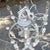 French Provincial French Country Style Painted & Crystal Six-Light Chandelier For Sale - Image 3 of 10