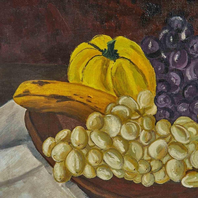 G. Guidetti, Still Life, 1970s, Oil on Canvas, Framed For Sale - Image 3 of 6