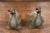 Vintage 1940s Bronze Swimming and Quacking Ducks - a Pair For Sale - Image 10 of 11