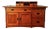 Vintage Restoration Hardware Craftsman-Style Solid Oak Credenza & Organizer For Sale