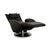 Black Mate Leather Armchair in Black from FSM For Sale - Image 8 of 13