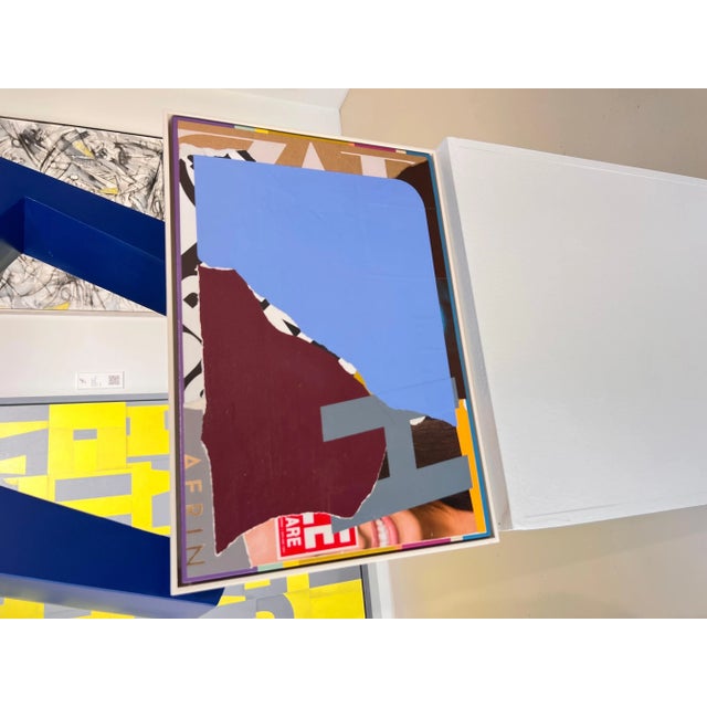 Modern William Finlayson Jr.Original Abstract Mixed Media Painting “Toot Sweet”, 2011 For Sale - Image 3 of 12