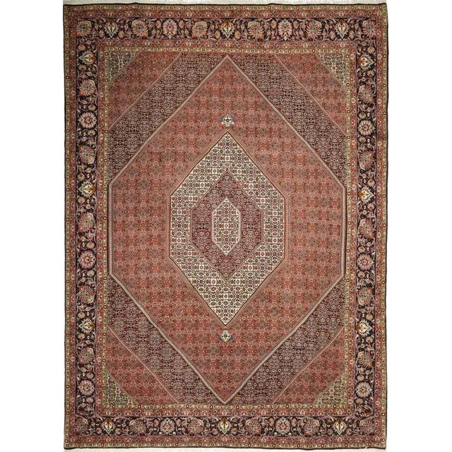 Bijar Hand-Knotted Rug in Virgin Wool For Sale - Image 10 of 10