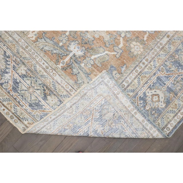 Antique Persian Mahal Rug rug no.j4912 For Sale - Image 9 of 12