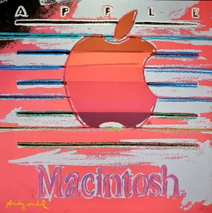 1986 Andy Warhol Lithograph Apple Macintosh Carnegie Museum of Art Edition
