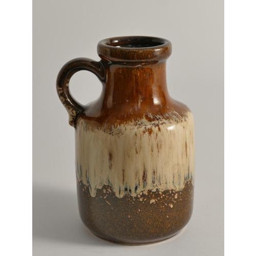 Mid-century modern fat lava drip glaze ceramic vase, west germany, 1970s the base is moulded with the words ‘w.germany’...