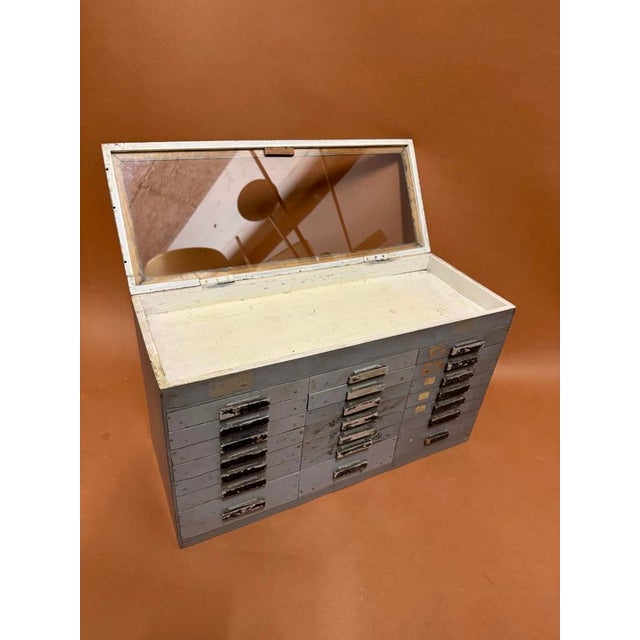 Watchmaking Workshop Cabinet, 1950 For Sale - Image 4 of 8