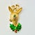 1970s Vintage Boho Chic Americana Reindeer Christmas Brooch, Gerry’s Creatives. For Sale - Image 4 of 6