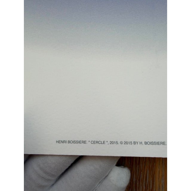 Henri Boissiere, Circle, Print For Sale - Image 3 of 13