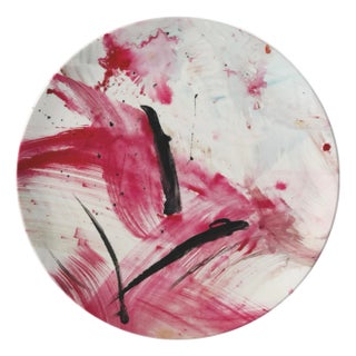 Limited Edition "Love Liberates" Fine Bone China Plate No. 8 by Fanyu Lin For Sale