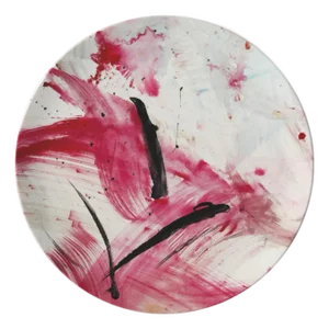 Limited Edition "Love Liberates" Fine Bone China Plate No. 8 by Fanyu Lin