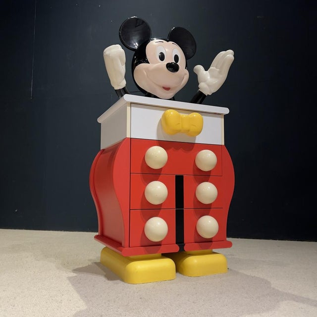 Mickey Mouse Disney Chest of Drawers by Pierre Colleu, 1980s For Sale - Image 9 of 18