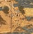 Japanese Village Landscape Scene Byobu Screen, 19th Century For Sale - Image 9 of 13